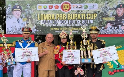 Passamuda Mansahute Raih Juara 2 dan Danton Terbaik di Lomba PBB Bupati Cup HUT TNI ke-80